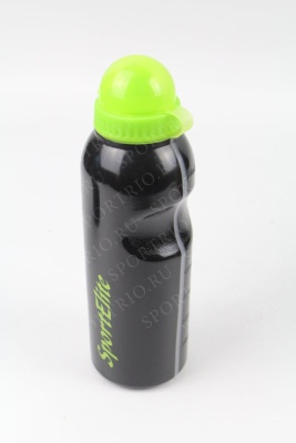 Бутылка спортивная В-310 черный/салатовый, 750 мл